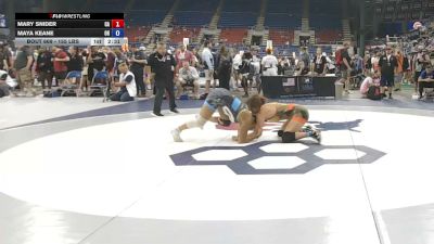 155 lbs Champ. Rd Of 64 - Mary Snider, California vs Maya Keane, Ohio