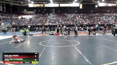 107 lbs Cons. Semi - Mya Bolander, Idaho Falls vs Raelynn O`connor, Salmon