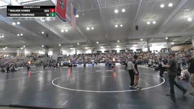 A 144 lbs Cons. Round 3 - Gunnar Tompkins, Watertown High School vs Walker Hobbs, Cheatham Co. Central High School