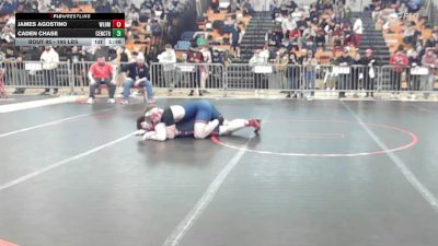 190 lbs Round Of 16 - James Agostino, Waltham vs Caden Chase, Central Catholic