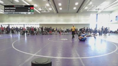 150 lbs Champ. Round 2 - Ruben Soliz, San Fernando Tigers vs Noah Chavez, 505 Wrestling Club