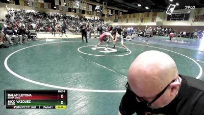 120 lbs Cons. Round 3 - Nico Vazquez, Bonita vs Balam Letona, Santa Cruz