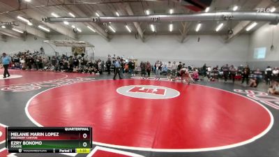 190 lbs Quarterfinal - Melanie Marin Lopez, Discovery Canyon vs Ezry Bonomo, Poudre