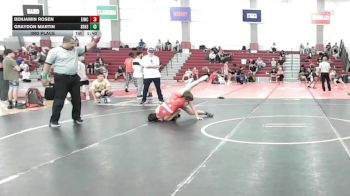 125 lbs 3rd Place - Benjamin Rosen, Eiwc vs Graydon Martin, Srhs
