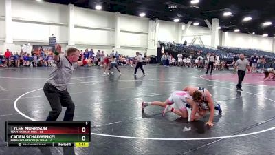 190 lbs Champ Round 1 (16 Team) - Tyler Morrison, Team Nauman Pink vs Caden Schadwinkel, Nebraska Heroes (B Team)