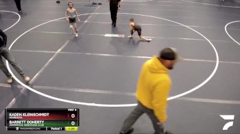 77 lbs Cons. Round 4 - Kaden Kleinschmidt, Minnesota vs Barrett Doherty, Zimmerman Wrestling Club