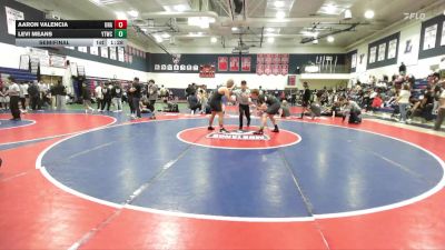217 lbs Semifinal - Levi Means, Yucaipa Thunder Wrestling Club vs Aaron Valencia, Unattached