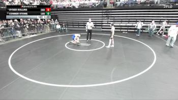 3A 120 lbs Cons. Round 1 - Conner Stowe, Carbon vs Ryder Rollins, Emery