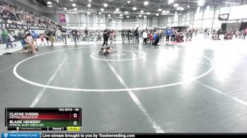 59 lbs Quarterfinal - Clayne Svedin, Eastern Oregon Elite vs Blaise Henebry, Internal Quest Wrestling