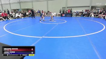 105 lbs Placement Matches (8 Team) - Brianne Graves, Ohio Red vs Addie Morse, Oklahoma