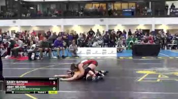 116 lbs Champ. Round 1 - Kasey Baynon, Emmanuel College vs Abby Nelson, University Of Wisconsin At Stevens Point