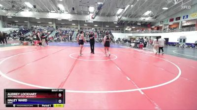 170 lbs Champ. Round 2 - Haley Ward, Iowa vs Audrey Lockhart, Wayland Baptist University