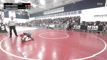 135 lbs Champ. Round 1 - Sophia Miranda, Esperanza vs Isabella Garcia, Santa Ana