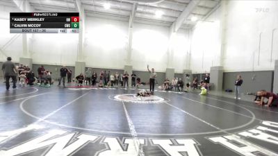 36 lbs Semifinal - Calvin McCoy, Charger Wrestling Club vs Kasey Merkley, Uintah Wrestling