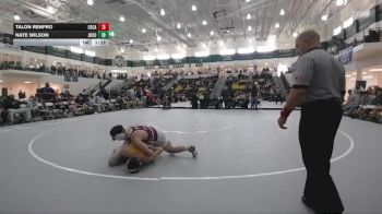 150 lbs 2nd Wrestleback (16 Team) - Talon Renfro, Central (Carroll) vs Nate Wilson, Jones County