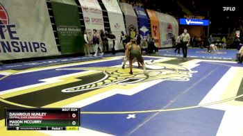 175 Class 3 lbs Cons. Round 3 - Davarious Nunley, Central (Cape Girardeau) vs Mason McCurry, Bolivar