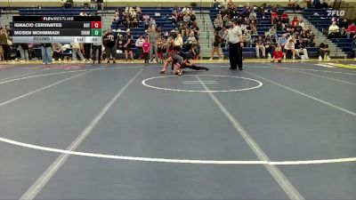 163-165 lbs Round 1 - Mosen Mohmmadi, Southridge High School Wrestli vs Ignacio Cervantes, HotShots