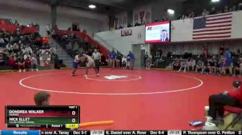 Round 2 - Nick Ellet, Clear Creek-Amana vs Dondrea Walker, Marion