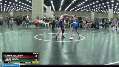 133 lbs Placement (4 Team) - Miguel Garcia, Luther vs Dominik Mallinder, Wisconsin-Whitewater