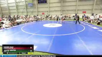 88 lbs Quarters & 1st Wb (16 Team) - Xavier Diaz, Pennsylvania Red vs Justin Winter, Ohio