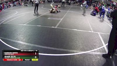 70 lbs Cons. Semi - Ryker Silva, Fremont Wrestling Club vs Karson Smith, Nebraska Boyz