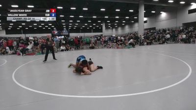 130 lbs Champ. Rd Of 16 - Jauzlyean Gray, Jackson County Wrestling vs Willow White, Florida