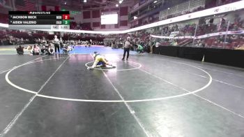 150 lbs Quarterfinal - Jackson Beck, Meridian vs Aiden Valerio, Caldwell