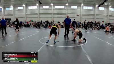 115 lbs Round 8 (10 Team) - Nate Hillman, OMP vs Joey Johnson, The Wrestling Mill