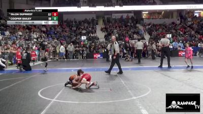 49 lbs 5th Place Match - Talon Dupriest, Slyfox vs Cooper Bailey, Beloit WC