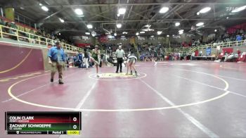 106 lbs Cons. Round 2 - Colin Clark, Perry Meridian vs Zachary Schwoeppe, St. Xavier