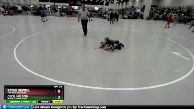 70 lbs Cons. Round 2 - Cecil Nelson, ReZults Wrestling vs Zayne Newell, The Best Wrestler