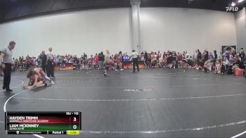 115 lbs Quarterfinal - Hayden Trimm, Guerrilla Wrestling Academy vs Liam McKinney, Alpha Elite