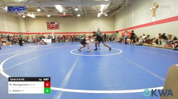 119 lbs Consi Of 8 #2 - Maverick Montgomery, Skiatook Youth Wrestling vs Jabari Jones, Tulsa Blue T Panthers