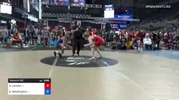 152 lbs Round Of 128 - Aiden Larson, Arizona vs Garrett Washington, Oklahoma