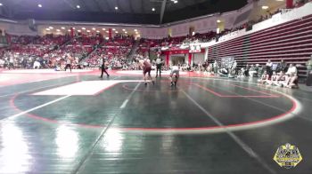 132 lbs Semifinals (8 Team) - Madden Edgar, BLACKWELL vs Hayden Balderson, PERRY