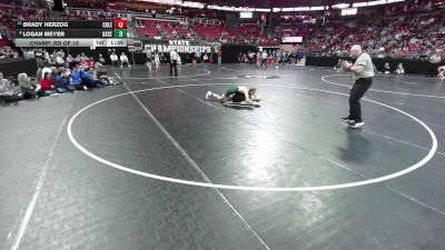 144 lbs Champ. Rd Of 16 - Brady Herzog, Coleman vs Logan Meyer, Osceola