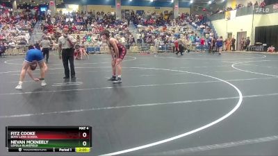 157 lbs Champ. Round 2 - Fitz Cooke, Boys` Latin School vs Nevan McKneely, Loyola-Blakefield