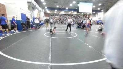 106 lbs Cons. Round 3 - Ethan Gonzales, Exeter Union vs Luca White, Royal