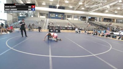 132 lbs Sean Elliott, New Jersey vs Jimmy Jimenez, California Gold