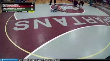 43 lbs Cons. Semi - Theodore Bracamontes, Cimarron Bad Boy Wrestling Clu vs Triston Houston, Moapa Valley Wrestling Club