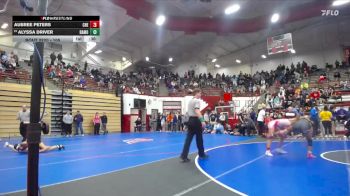 105 lbs Cons. Round 2 - Alyssa Driver, Columbia City vs Aubree Peters, Chesterton