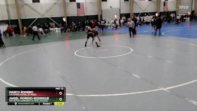 125 lbs Cons. Round 3 - Angel Moreno-Rodriguez, Rochester Community & Tech. College vs Marco Romero, Colorado School Of Mines