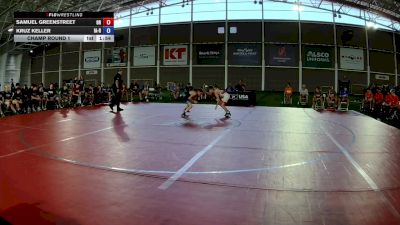 94 lbs Samuel Greenstreet, Oregon vs Kruz Keller, Iowa Red