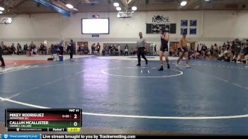 141 lbs Cons. Round 1 - Mikey Rodriguez, Augustana (IL) vs Callum McAllister, Cornell College