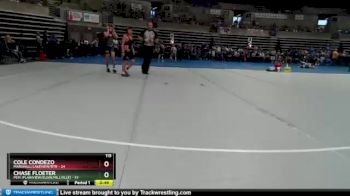 115 lbs Finals (8 Team) - Cole Condezo, Marshall/Lakeview/RTR vs Chase Floeter, PEM (Plainview/Elgin/Millville)
