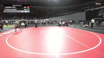 6A Boys 138 lbs Champ. Round 2 - Warren Cook, Forest Grove Boys vs Nathan Lucore, Grants Pass Boys