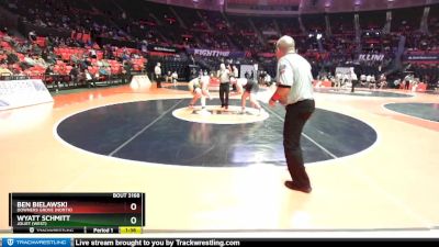 3A 285 lbs Quarterfinal - Wyatt Schmitt, Joliet (West) vs Ben Bielawski, Downers Grove (North)