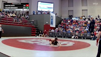 157 lbs Semifinal - Griffin Davis, St. George`s Independent School vs Callen Bridgman, Chattanooga Christian School