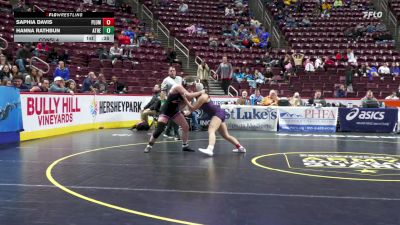 130 lbs Consi 4 - Saphia Davis, Plum-G vs Hanna Rathbun, Athens-G