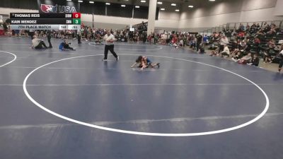 58 lbs 7th Place Match - Thomas Reis, Southern Illinois Bulldogs WC vs Kain Mendez, Sebolt Wrestling Academy